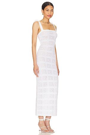 Tularosa Keani Open Back Dress in White