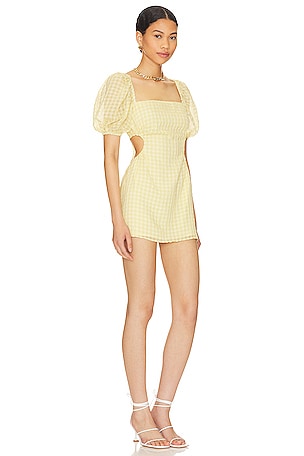 Tularosa Briony Mini Dress in Yellow