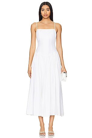 Acler Delacourt cut-out dress - White