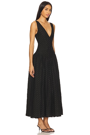 Tularosa Alba Midi Dress in Black