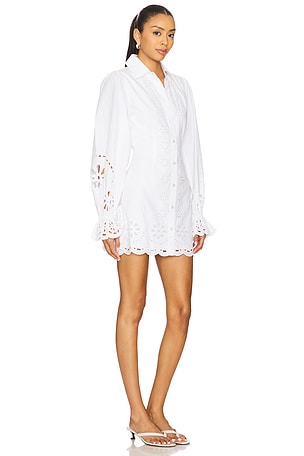 Tularosa Tessia Mini Dress in White