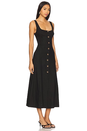 Tularosa Carley Midi Dress in Black
