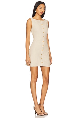 Tularosa Andra Mini Dress in Neutral