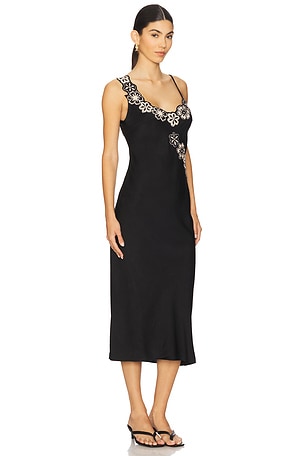 Tularosa Melani Midi Dress in Black
