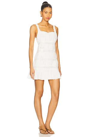 Tularosa Ilana Mini Dress in White. Size XXS. Also