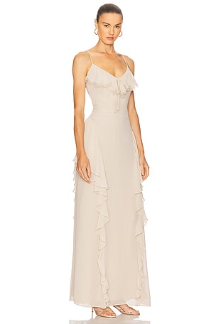Tularosa Remley Maxi Dress in Taupe