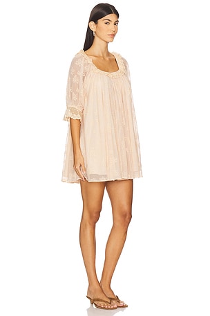 Tularosa Gracie Mini Dress in Peach