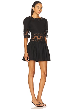 Tularosa Bonnie Mini Dress in Black