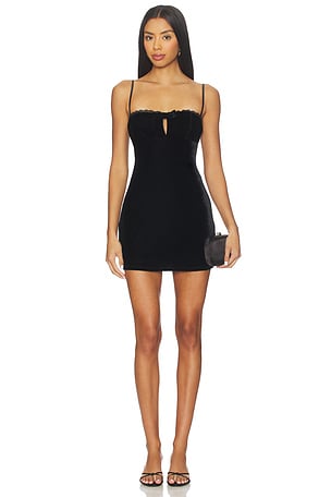 Marilyn Velvet Mini Dress Tularosa
