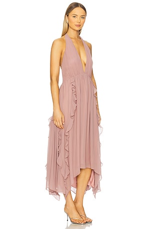 Tularosa Livia Midi Dress in Mauve