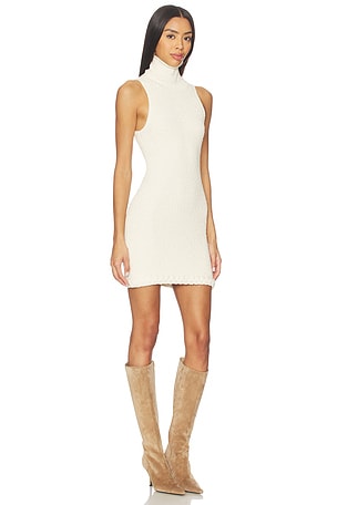 Tularosa Emi Knit Mini Dress in Cream