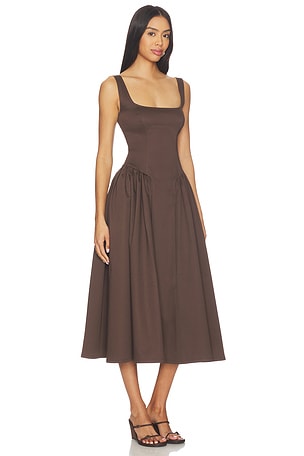 Tularosa ROBE GRACYN en Chocolat