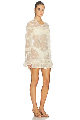 Tularosa Davonne Mini Dress in Ivory