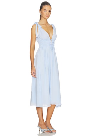 Tularosa Adrienne Midi Dress in Slate