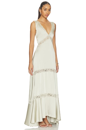 Tularosa Claire Maxi Dress in Sage