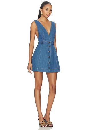 Tularosa Blakely Mini Dress in Blue