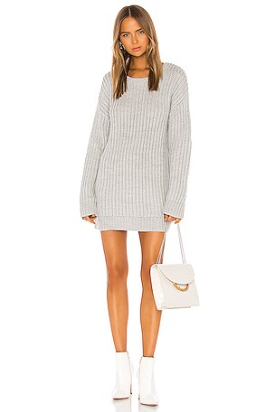 Tularosa Brinley Sweater Dress in Light Grey | REVOLVE Tularosa Brinley Sweater Dress in Light Grey | REVOLVE