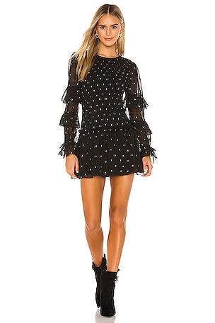 Tularosa Minnie Smocked Dress in Black | REVOLVE Tularosa Minnie Smocked Dress in Black | REVOLVE