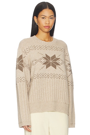 Tularosa Sammara Fair Isle Sweater in Tan. Size XS. Also