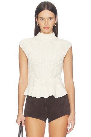 Prina Peplum Sweater Tularosa