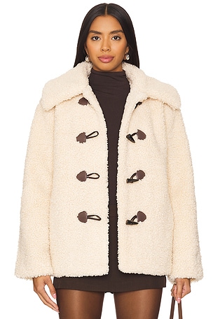 ALLSAINTS Amice Faux Fur Jacket in Alpaca White REVOLVE