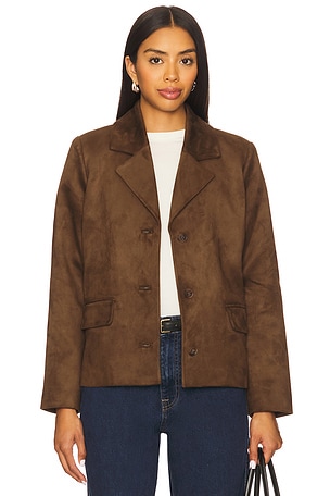 Evi Faux Suede Jacket Tularosa