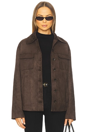 Irene Faux Suede Jacket Tularosa