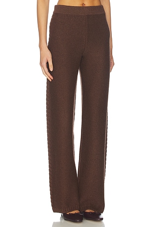 Tularosa Marcella Rib Pant in Chocolate
