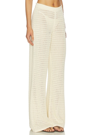 Tularosa Rennata Open Stitch Pant in Ivory