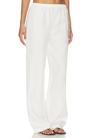 Tularosa Wilma Linen Pant in White. Size XXS. Also