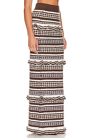 Tularosa Kaely Maxi Skirt in Brown