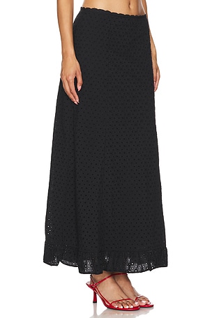 Tularosa Lizzie Maxi Skirt in Black