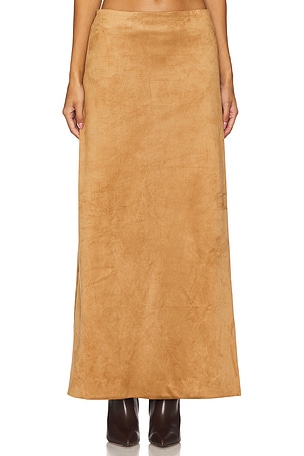 FALDA BRANDY FAUX SUEDE MAXI Tularosa