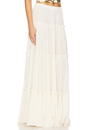 Tularosa x Emma Rose Willa Maxi Skirt in Ivory