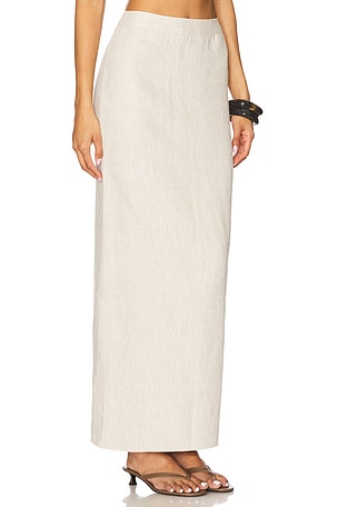 Tularosa Kaya Maxi Skirt in Neutral. Size XXS. Also