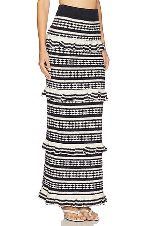 Tularosa Kaely Maxi Skirt in Navy