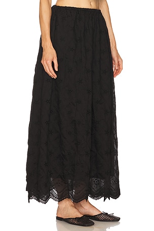 Tularosa Sofiya Maxi Skirt in Black