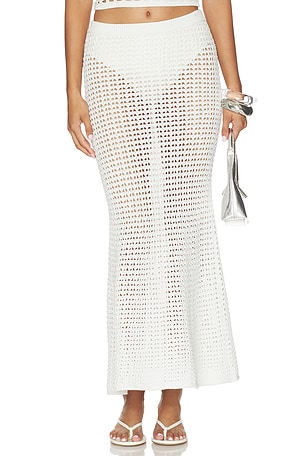 Sellia Pointelle Maxi Skirt Tularosa