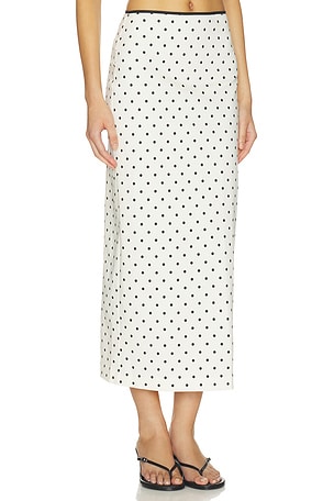 Tularosa Elowen Midi Skirt in Black & White