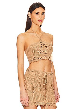 Tularosa Nassau Top in Tan
