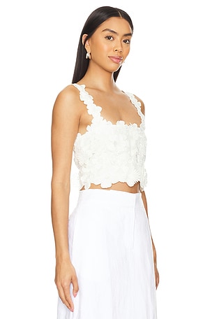 Tularosa Kimmy Top in White. Size XL. Also