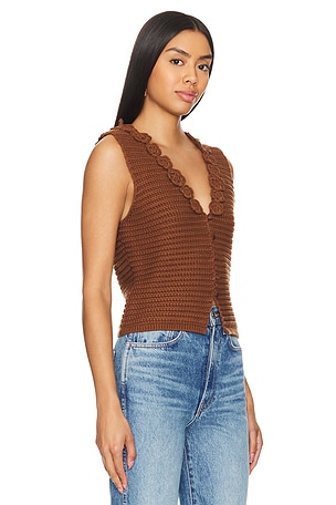 Tularosa Callia Vest in Brown