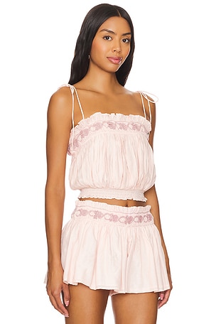 Tularosa Brittney Top in Pink. Size XL. Also