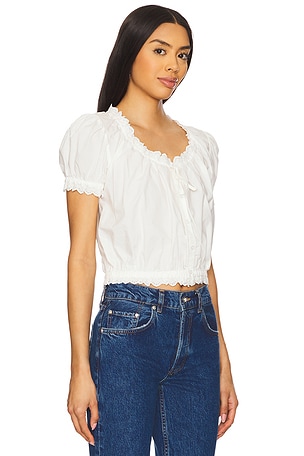 Tularosa Peyton Top in White. Size XXS. Also