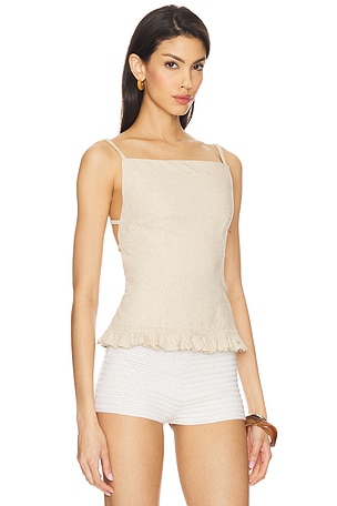 Tularosa Laura Top in Neutral
