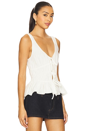 Tularosa Amie Top in Ivory