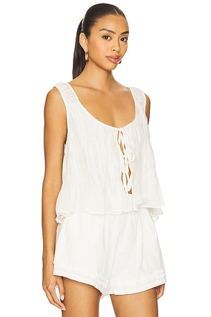 Tularosa Giselle Top in Ivory