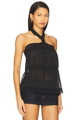 Tularosa Betsy Halter Top en Noir