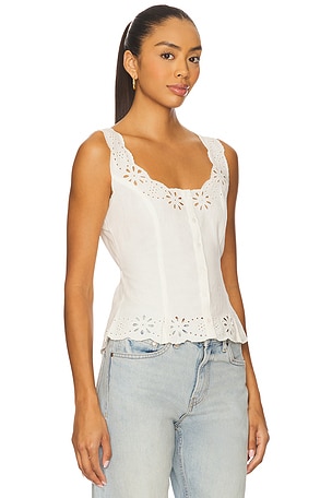 Tularosa Josette Top in Ivory