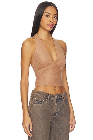 Tularosa Patrice Top in Tan